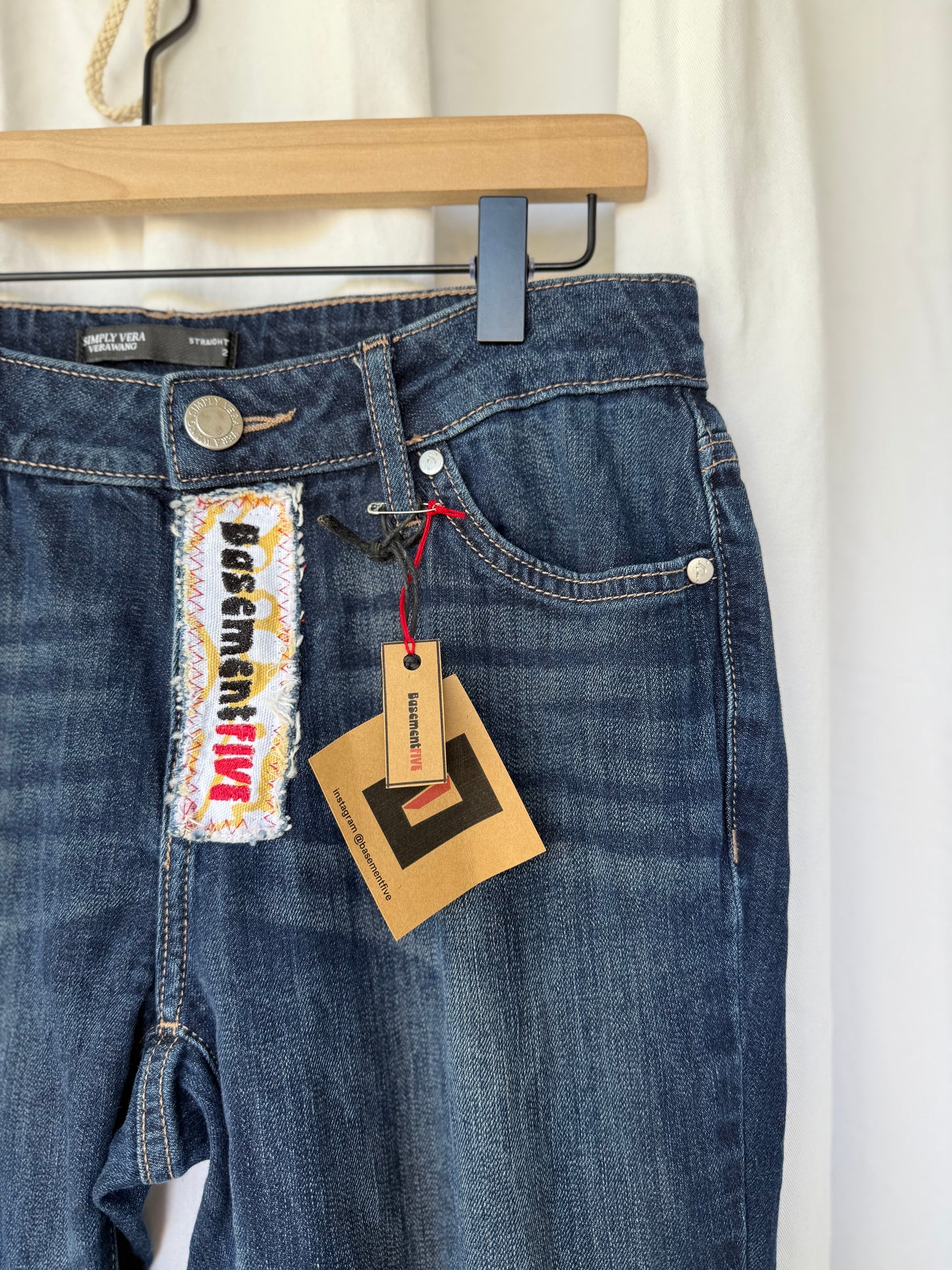 Retro Pin-Up Bell Bottom Jeans (size 2)