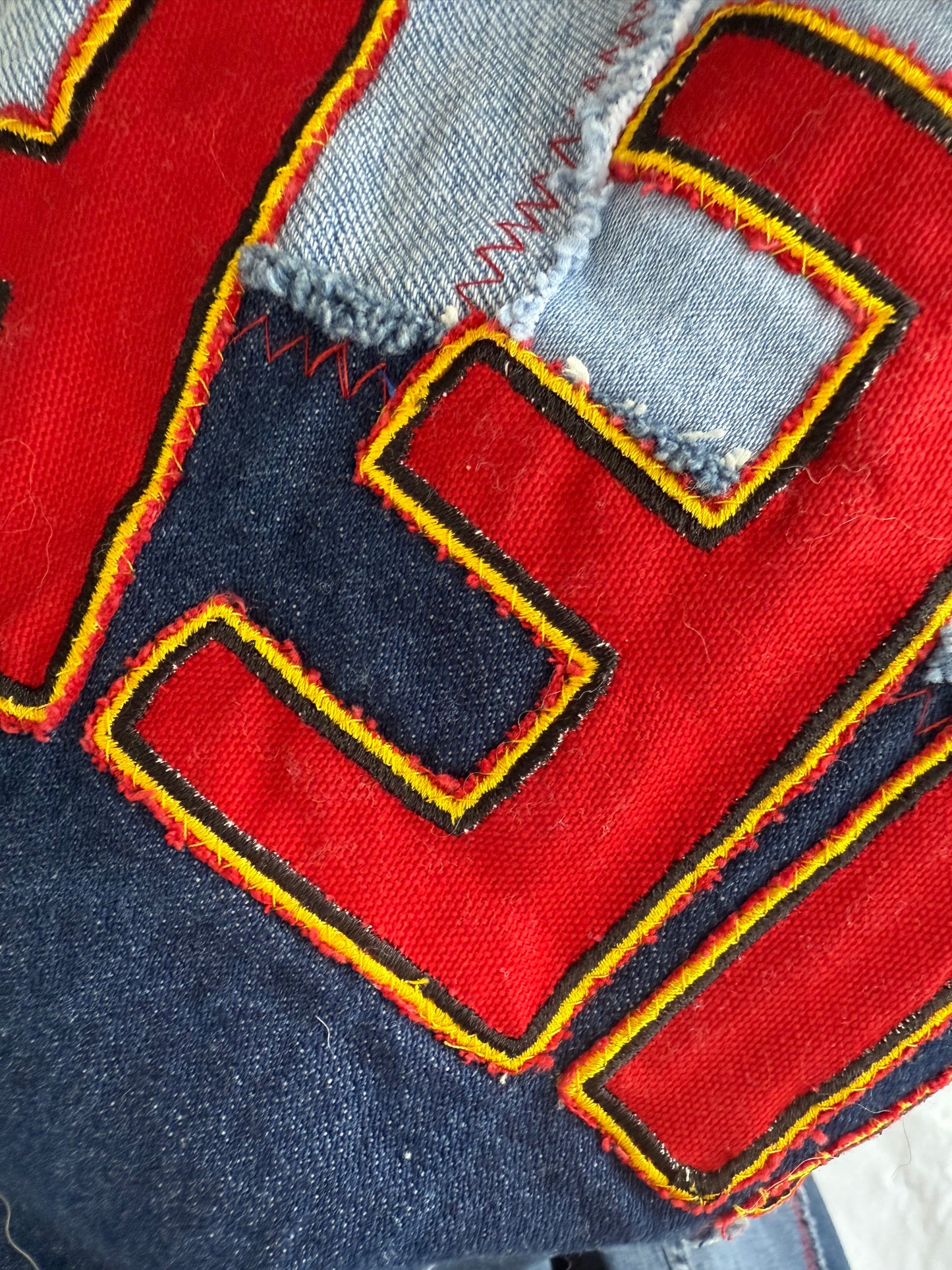 Kansas City Chiefs Bell Bottom Jeans (size 10) – Handmade Flare