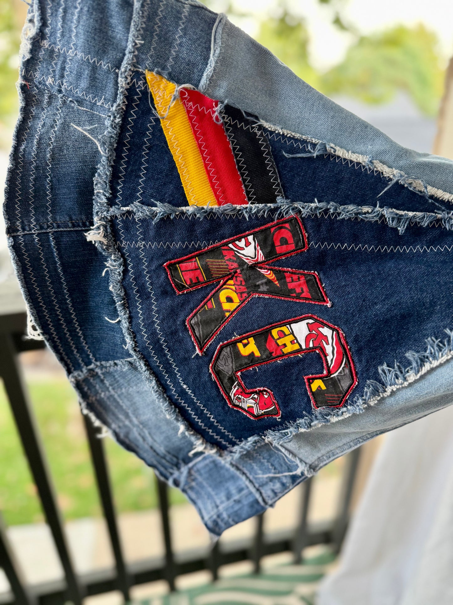 Chiefs Bell Bottom Jeans (size 12) – Light Wash Handmade Flare