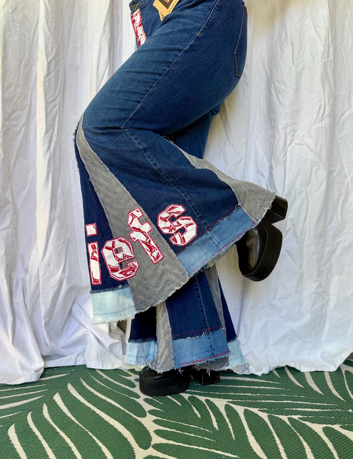 Size 20 - Kansas City Chiefs Upcycled Denim
