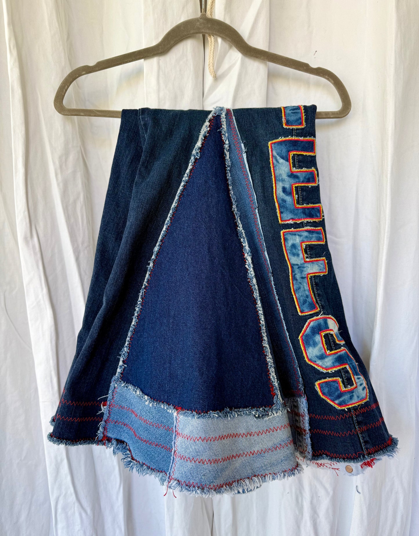 Size 16 - Kansas City Chiefs Upcycled Denim