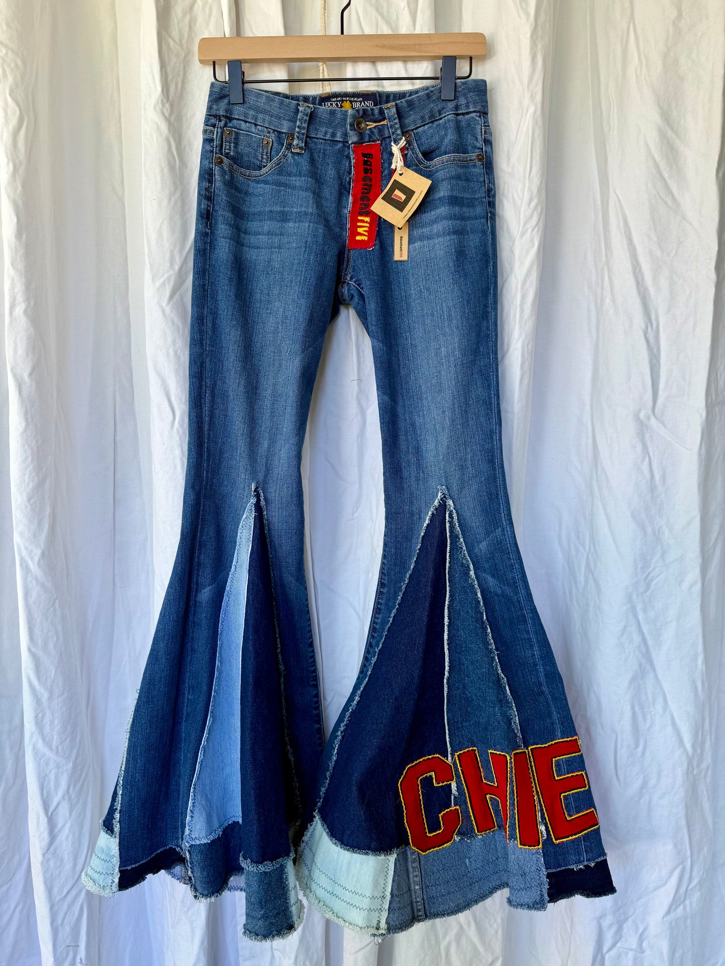 Kansas City Chiefs Bell Bottom Jeans (size 0)