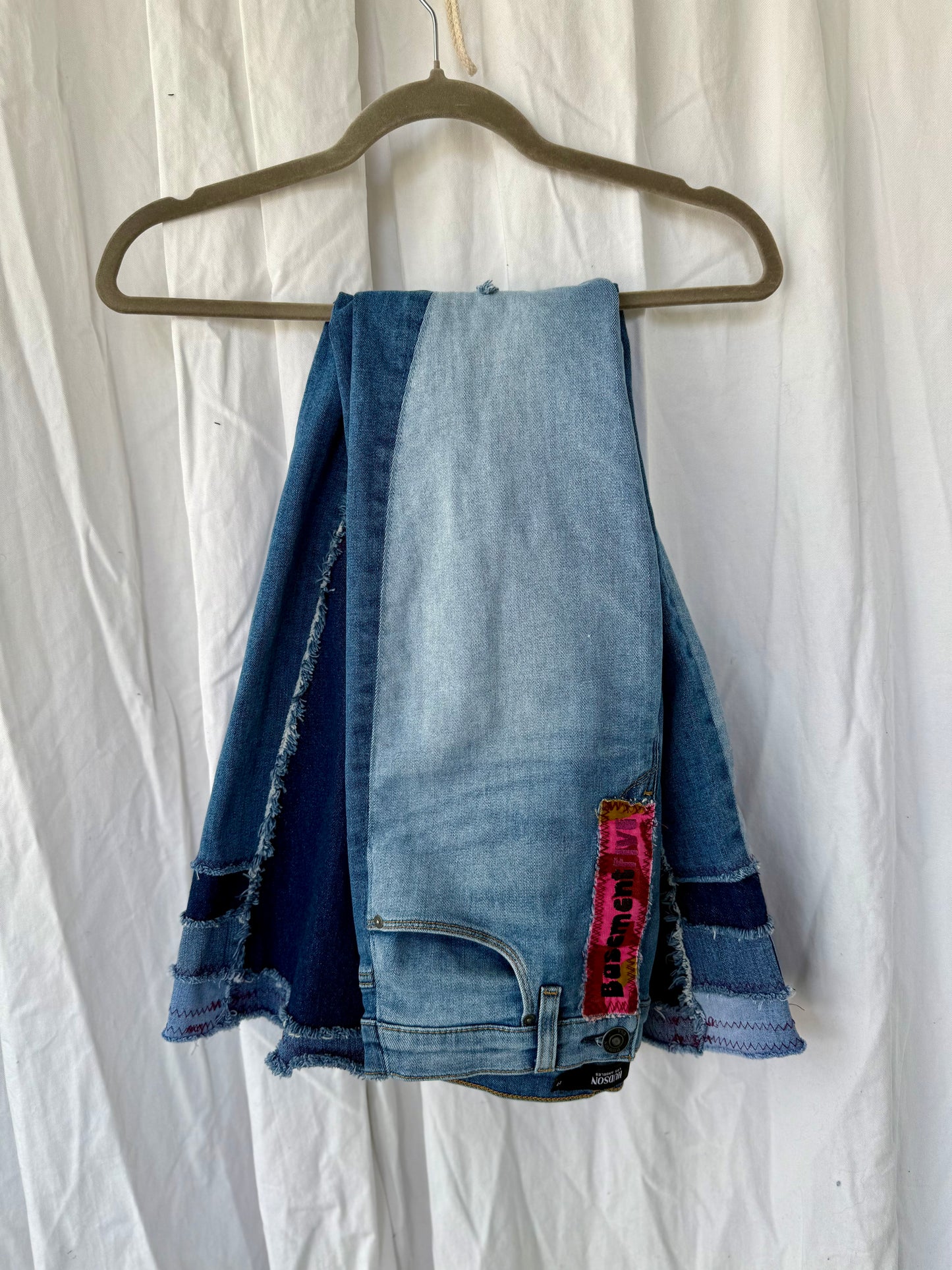 Pink Flower Power Bell Bottoms (27x31)