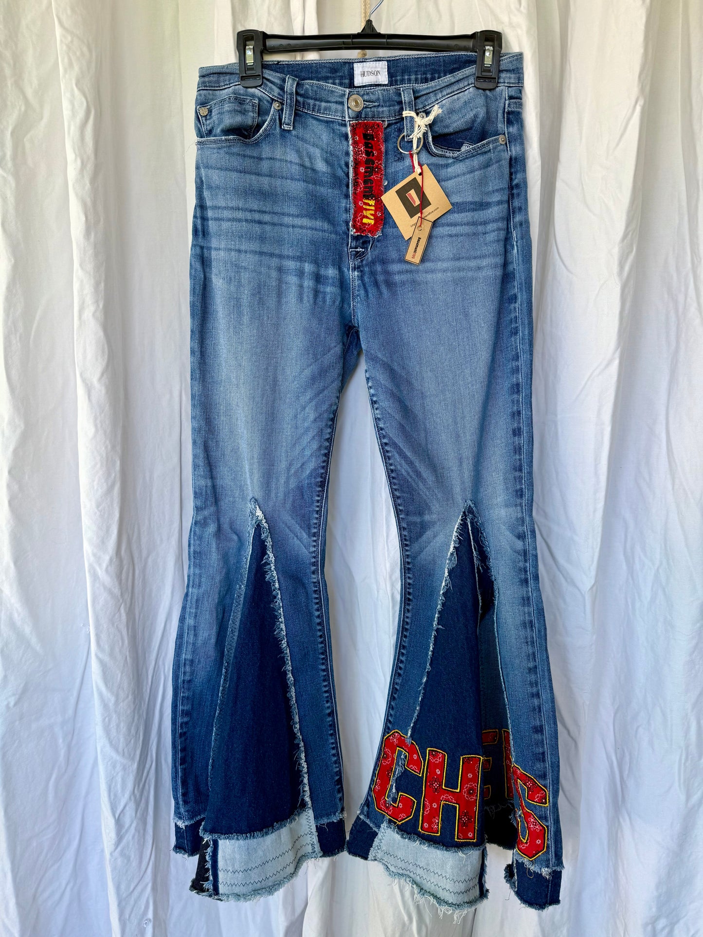 Kansas City Chiefs Bell Bottom Jeans (size 10)