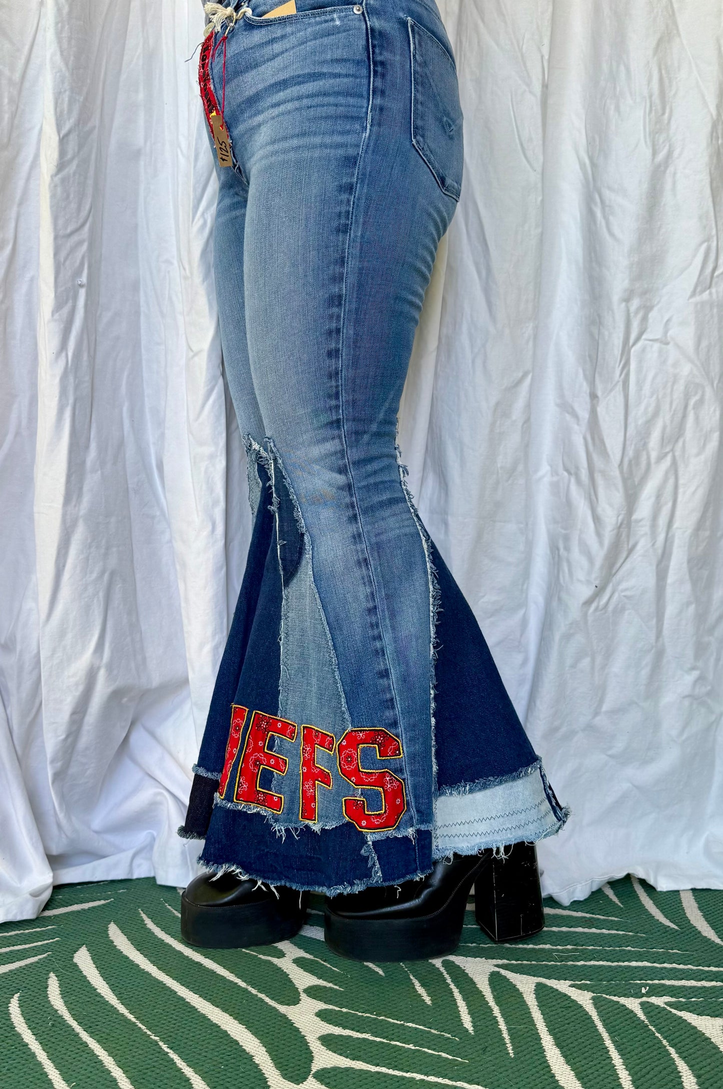 Kansas City Chiefs Bell Bottom Jeans (size 10)