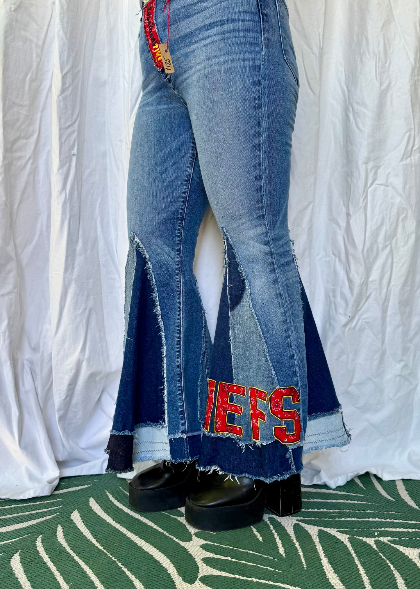 Kansas City Chiefs Bell Bottom Jeans (size 10)