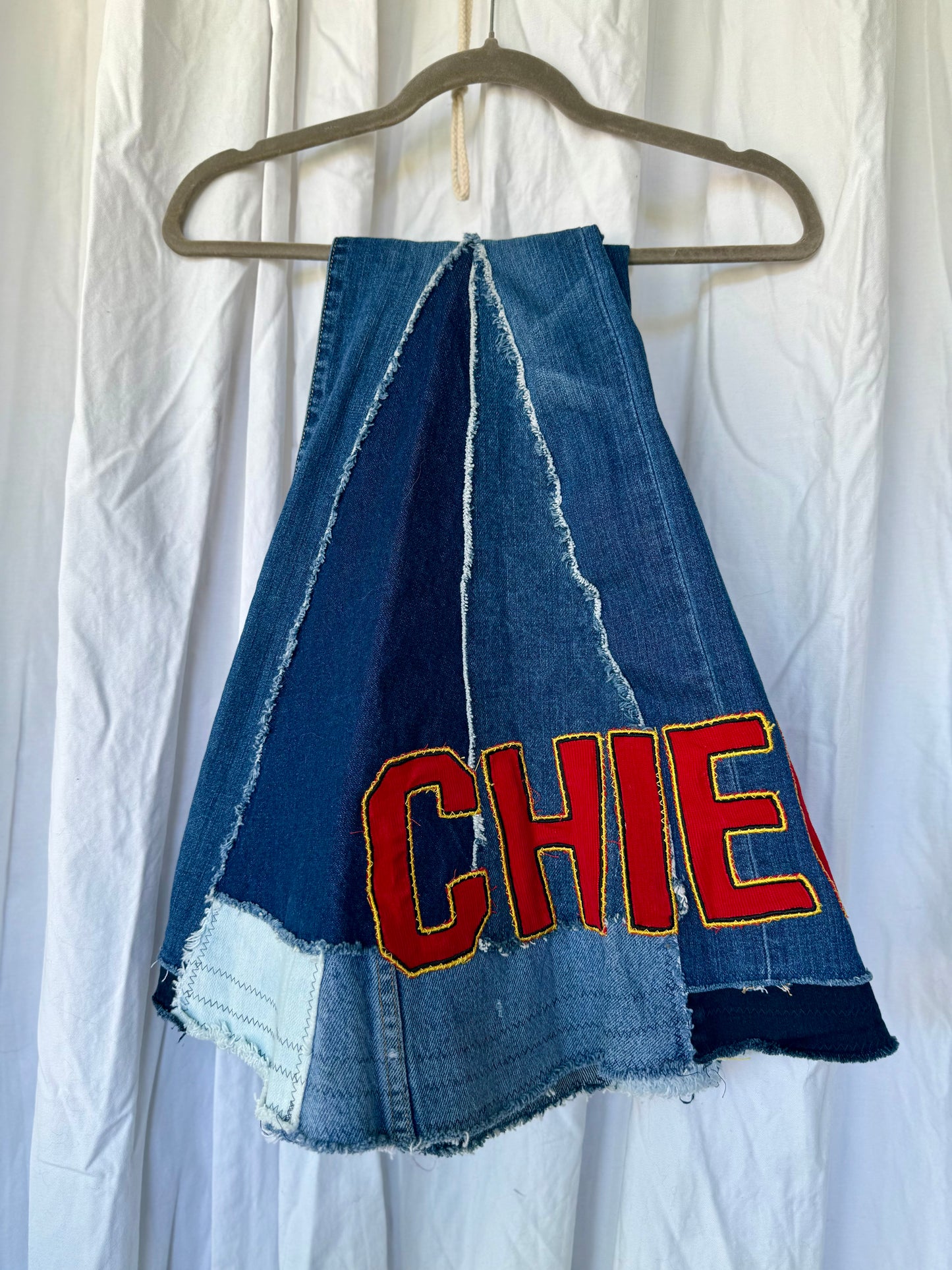 Kansas City Chiefs Bell Bottom Jeans (size 0)