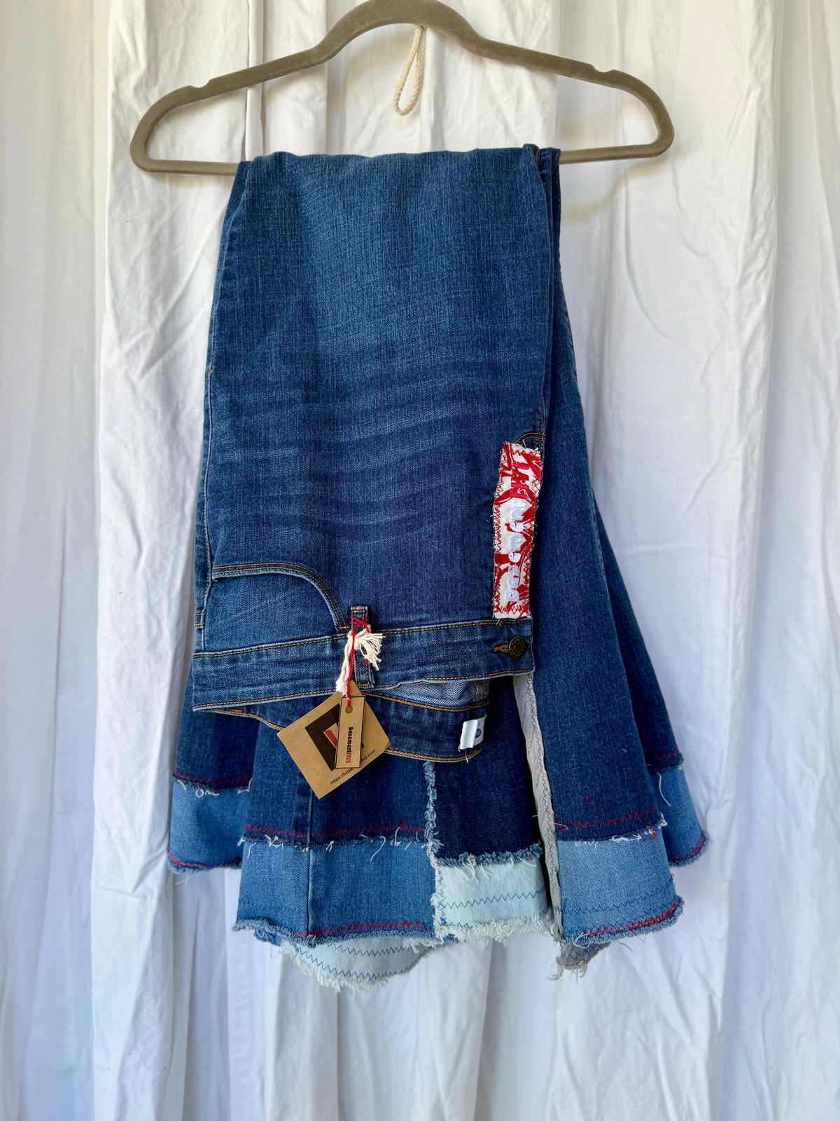 Size 20 - Kansas City Chiefs Upcycled Denim