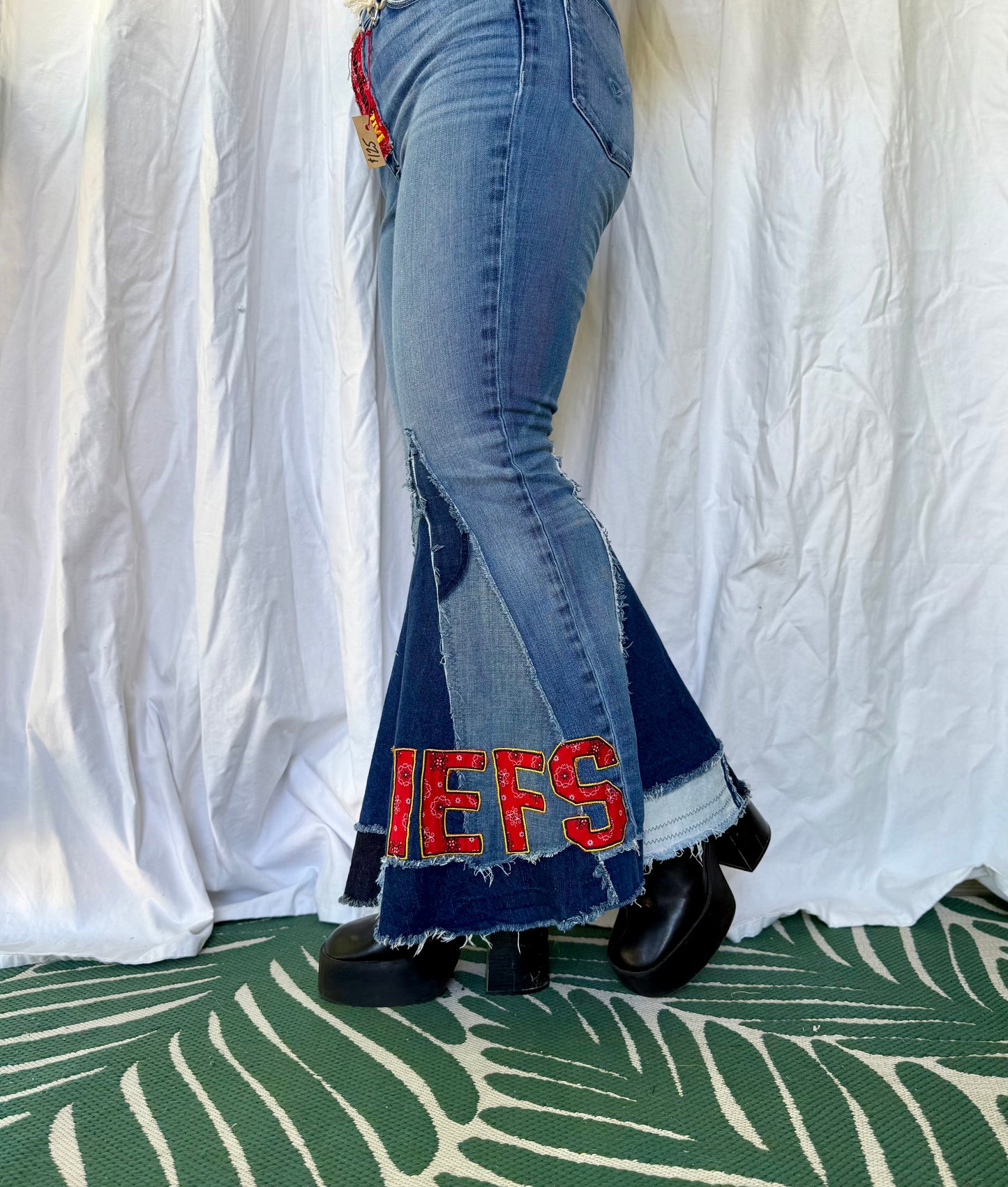 Kansas City Chiefs Bell Bottom Jeans (size 10)