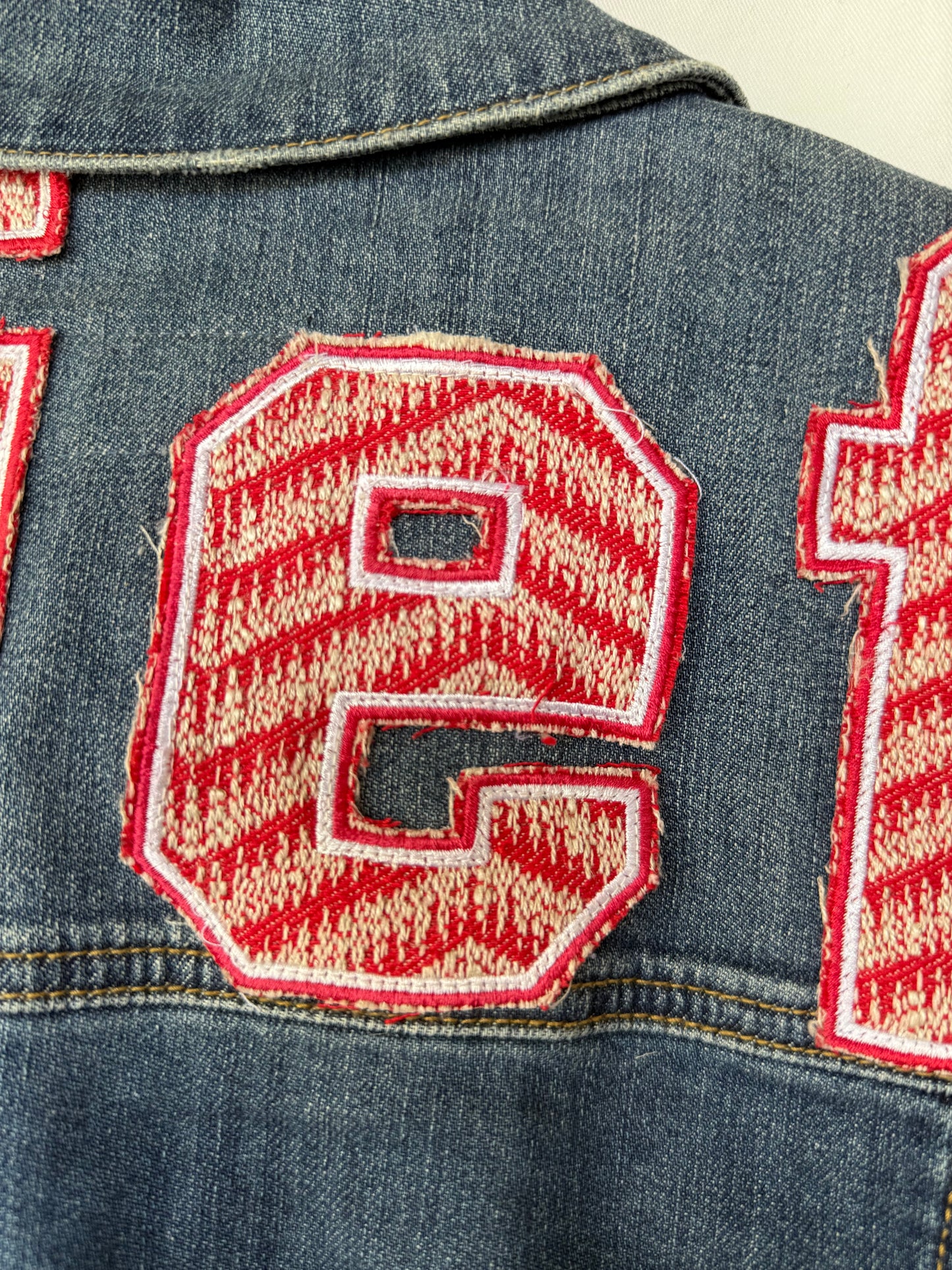 Kansas City Chiefs Denim Jacket (M) – Game Day Statement Piece