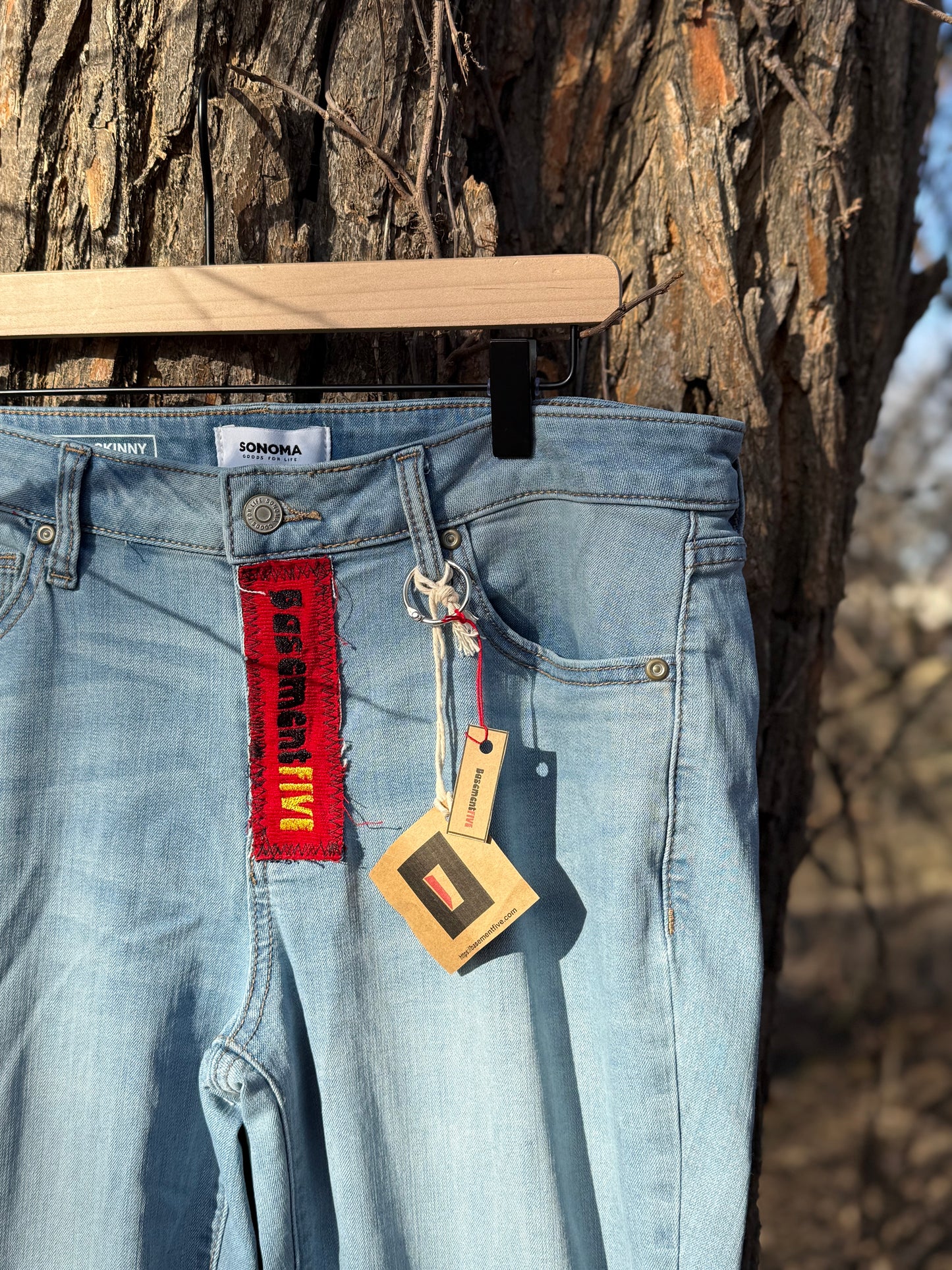 Chiefs Bell Bottom Jeans (Size 14) – Light Wash Statement Flares