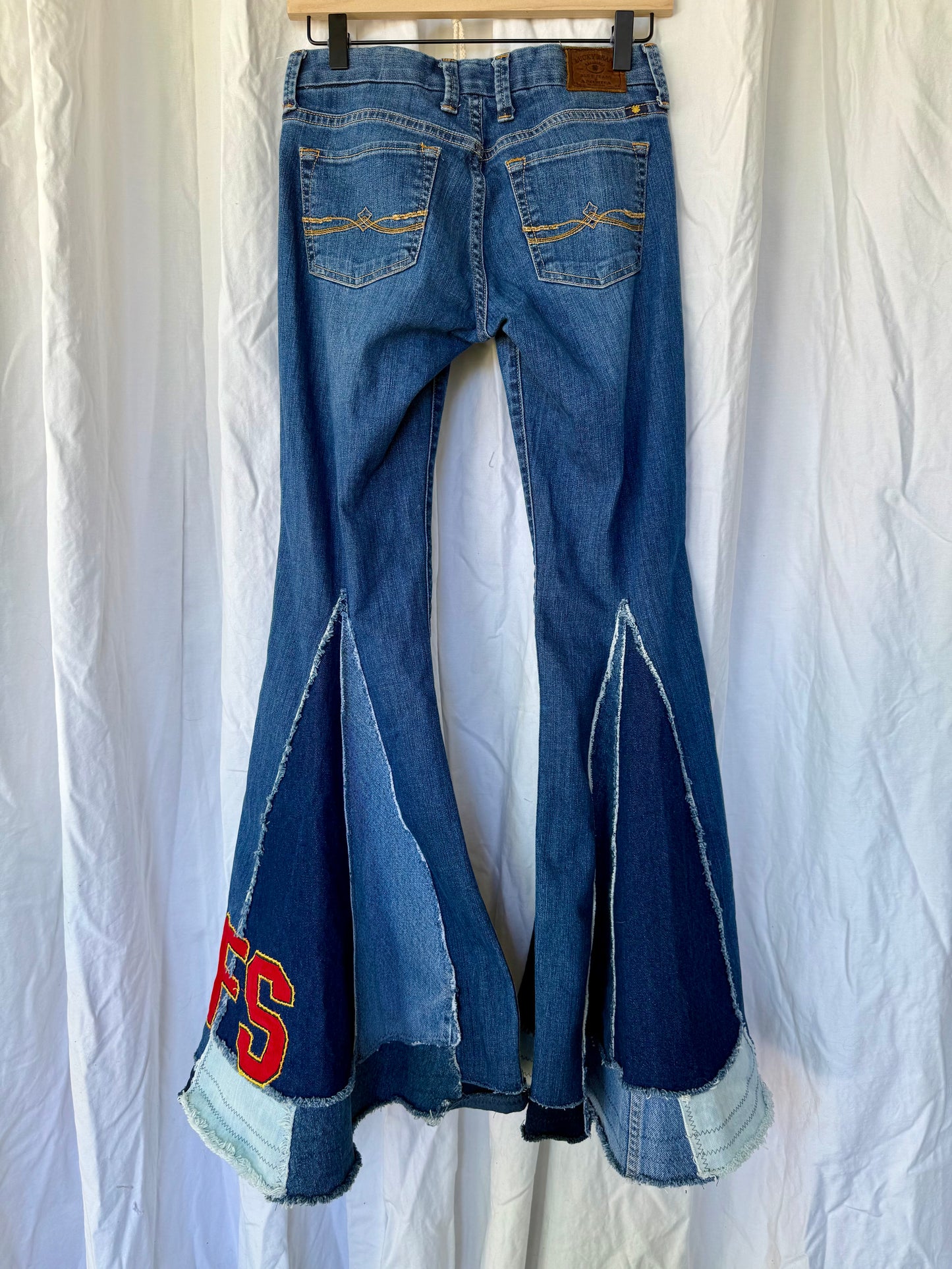 Kansas City Chiefs Bell Bottom Jeans (size 0)