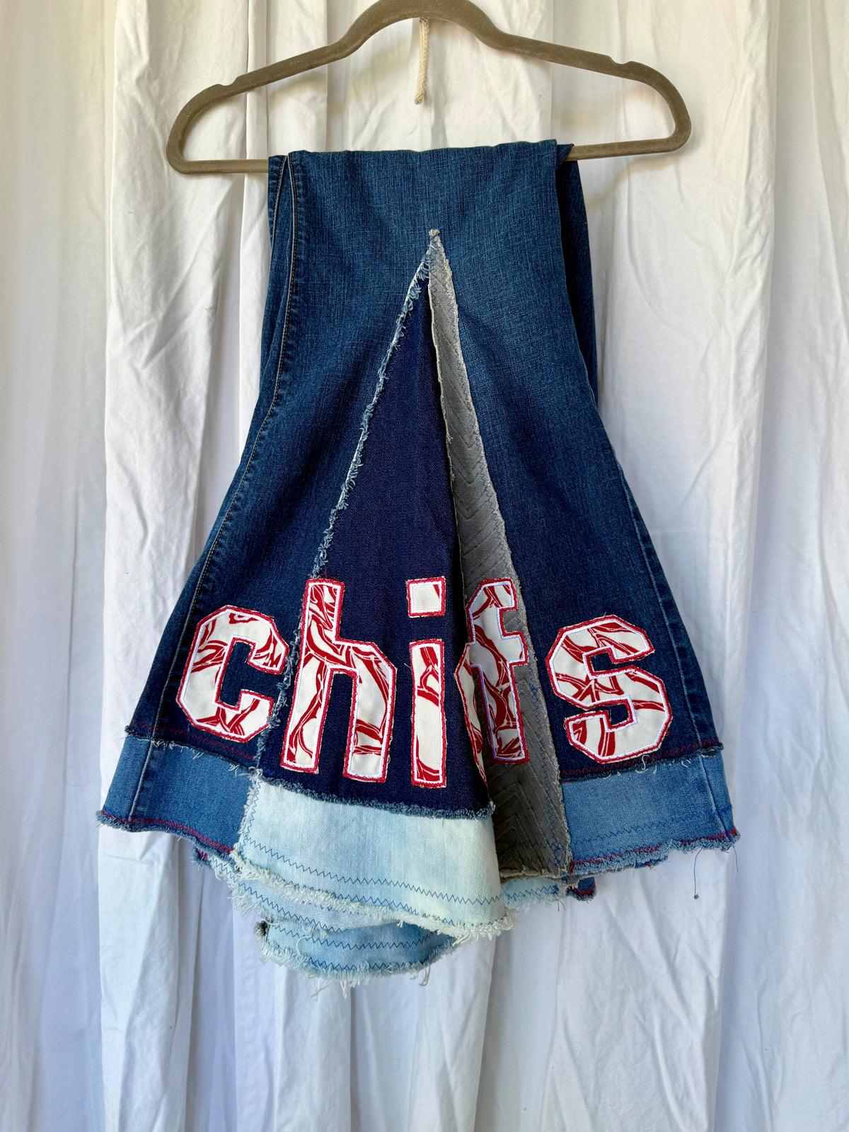 Size 20 - Kansas City Chiefs Upcycled Denim