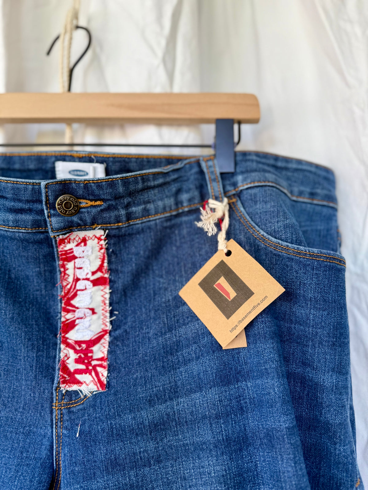 Size 20 - Kansas City Chiefs Upcycled Denim