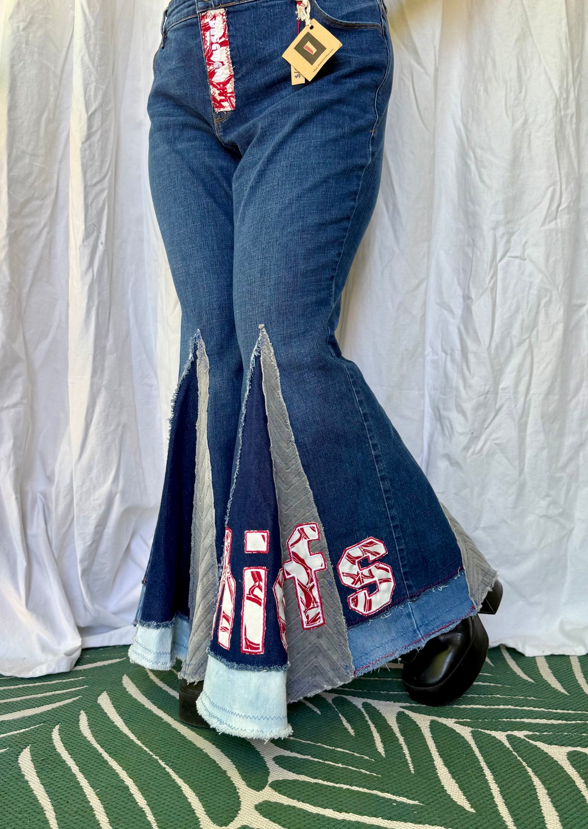 Size 20 - Kansas City Chiefs Upcycled Denim