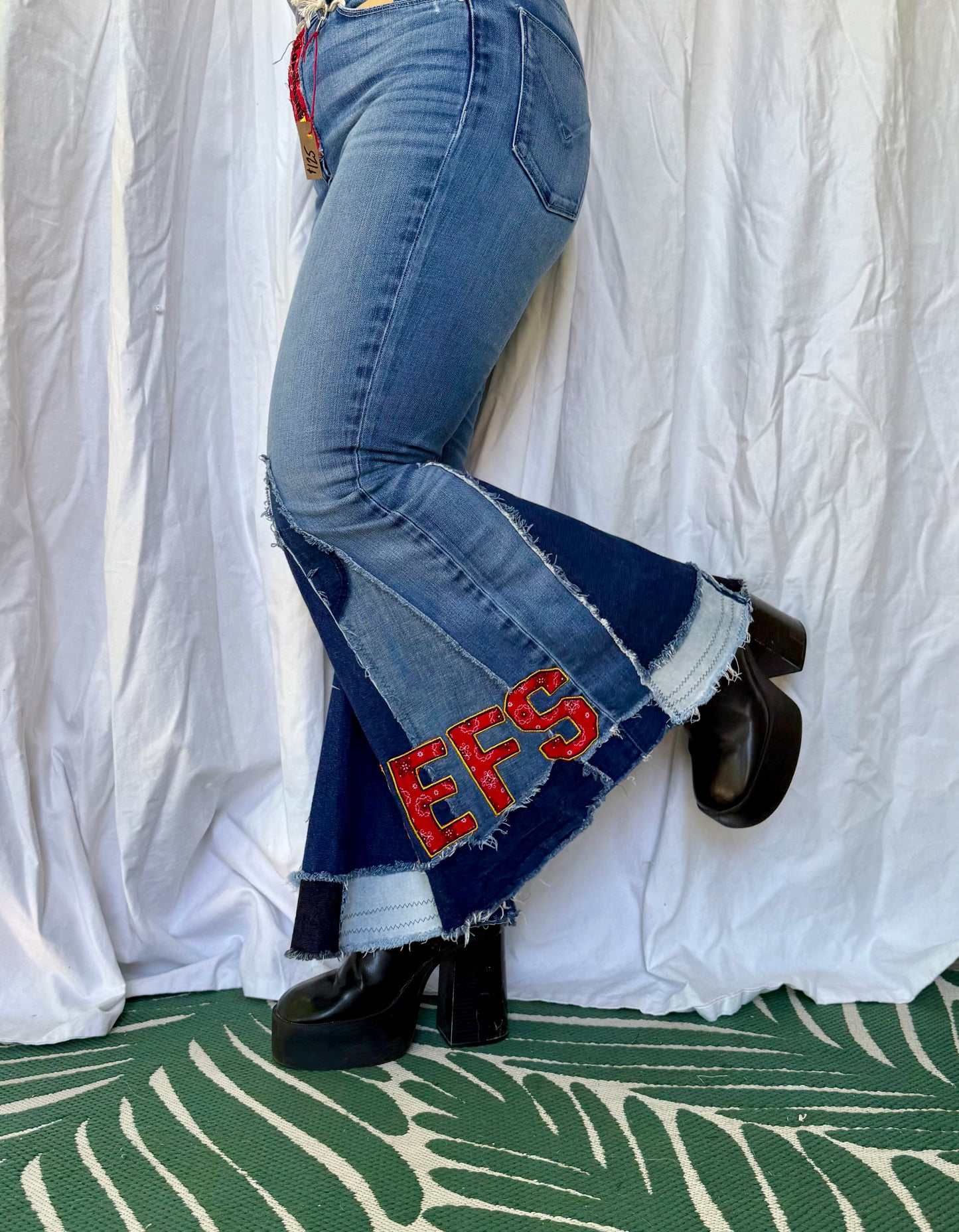 Kansas City Chiefs Bell Bottom Jeans (size 10)