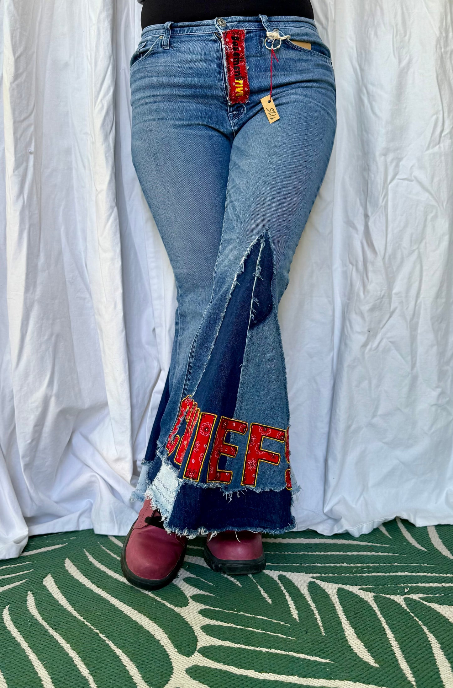 Kansas City Chiefs Bell Bottom Jeans (size 10)