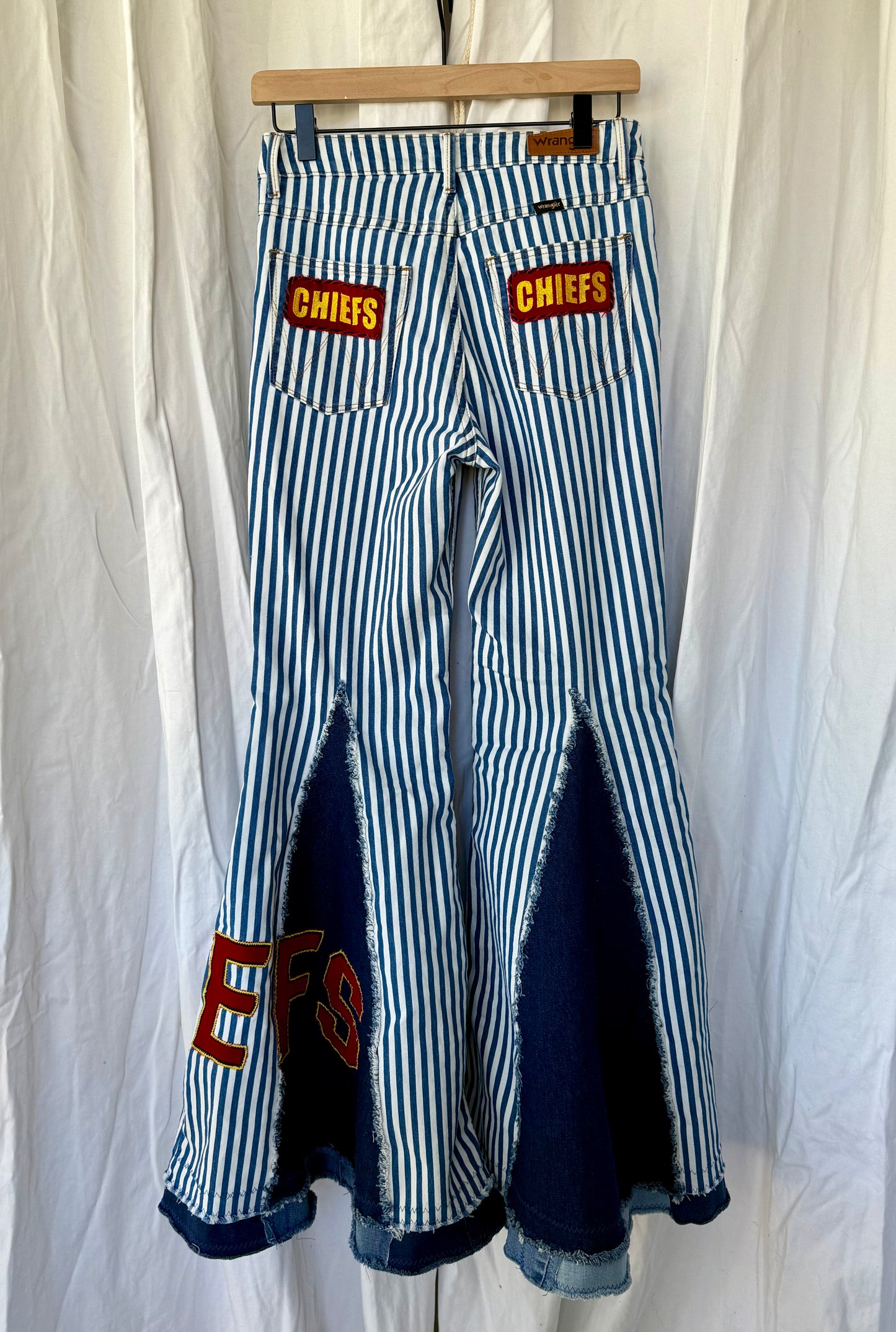 Size 4 - Kansas City Chiefs Upcycled Denim