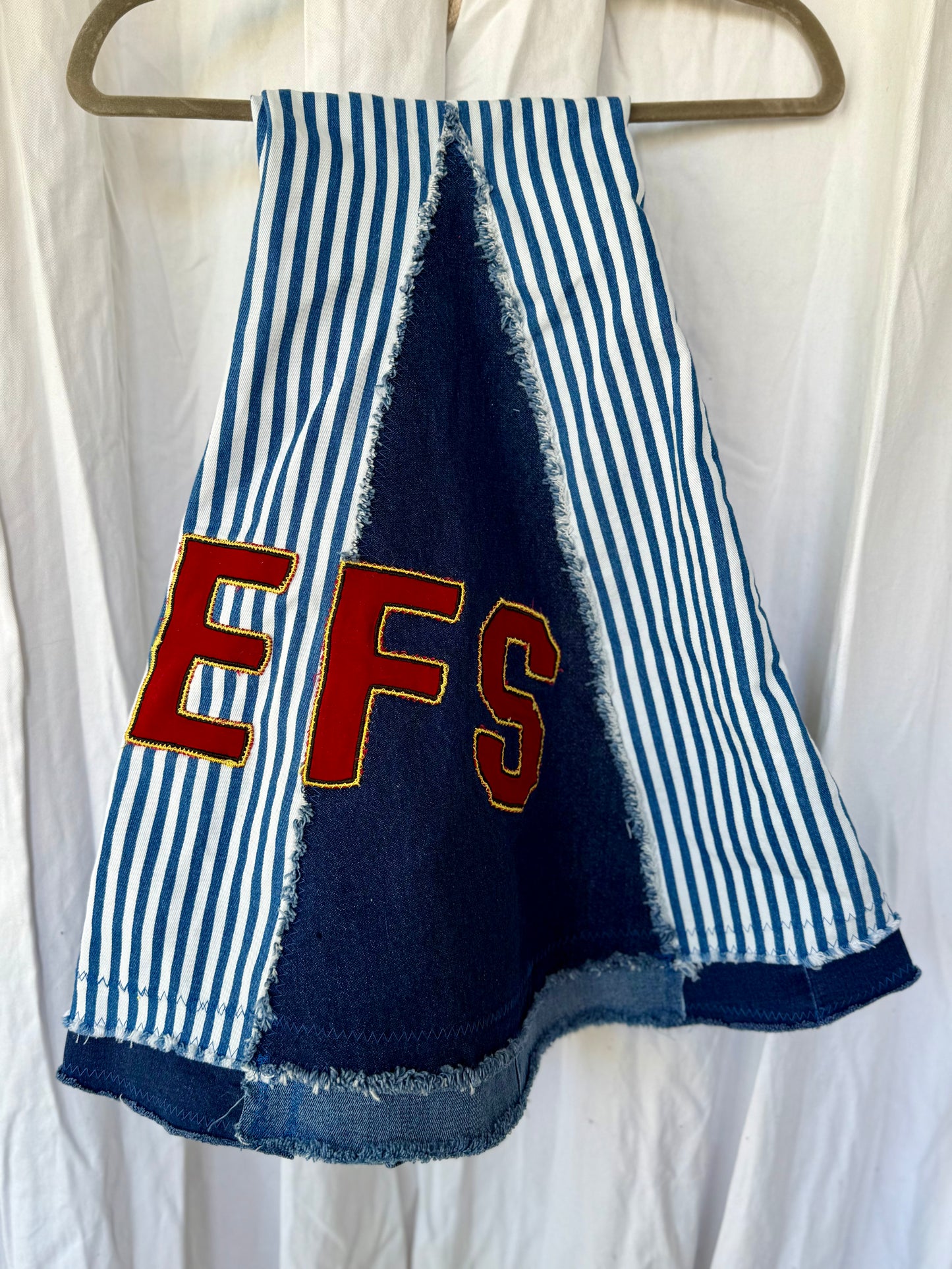 Size 4 - Kansas City Chiefs Upcycled Denim