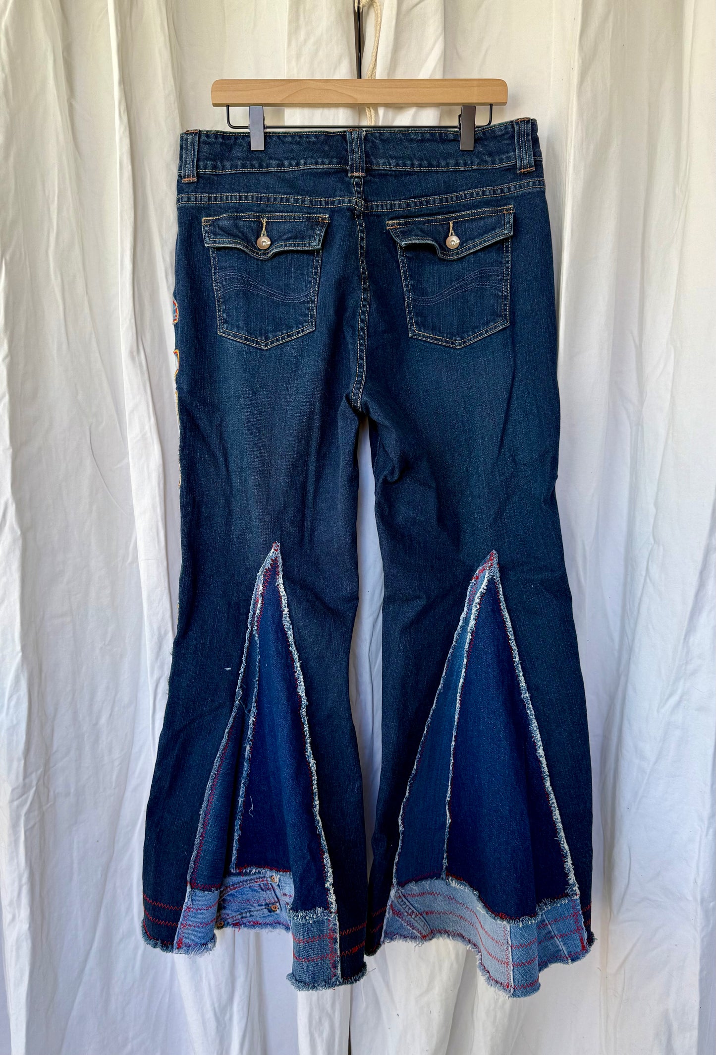 Size 16 - Kansas City Chiefs Upcycled Denim
