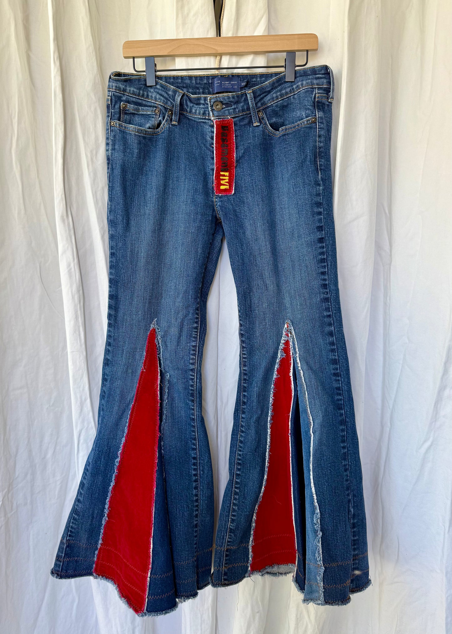 Size 10 - Kansas City Chiefs Upcycled Denim