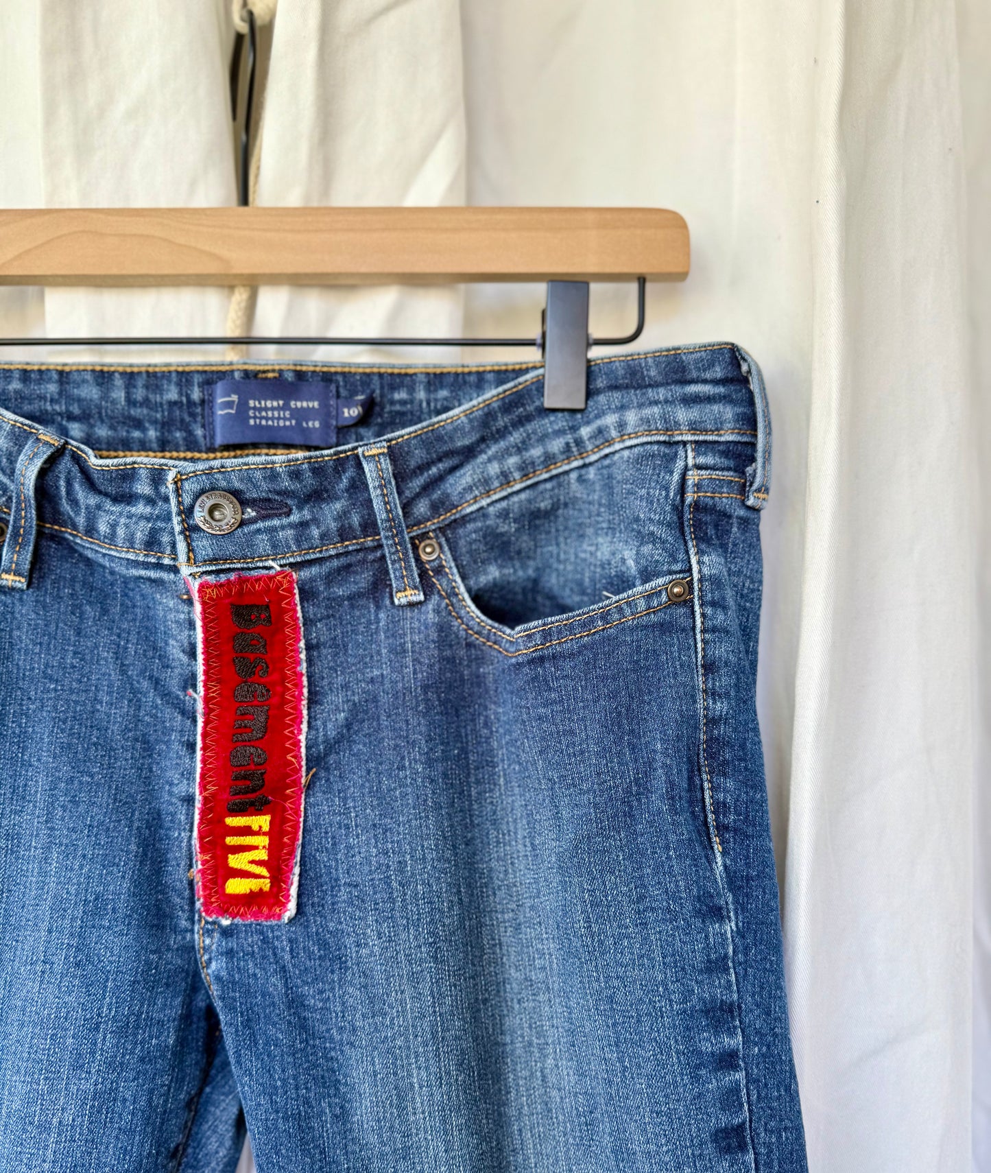 Size 10 - Kansas City Chiefs Upcycled Denim