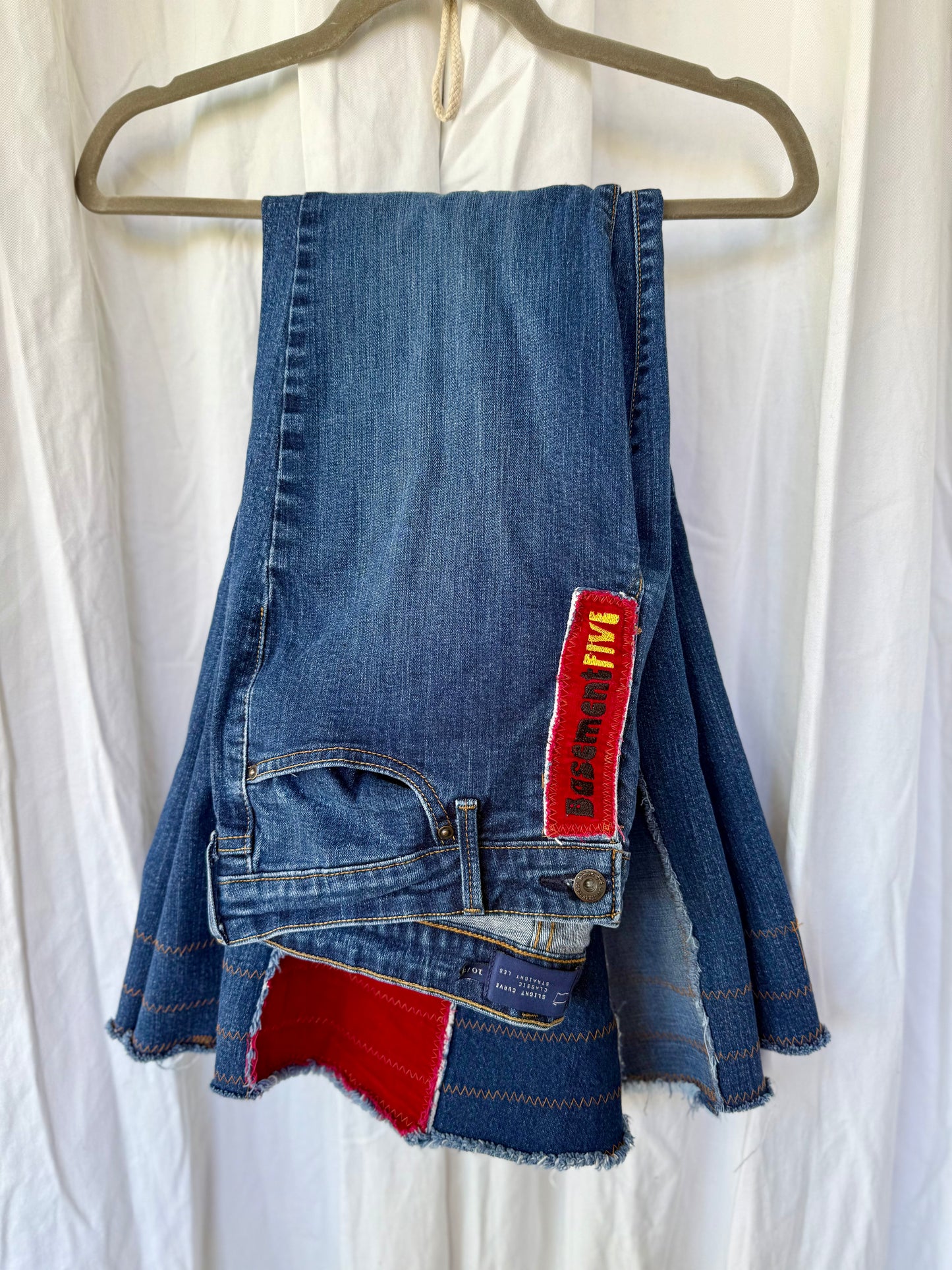 Size 10 - Kansas City Chiefs Upcycled Denim