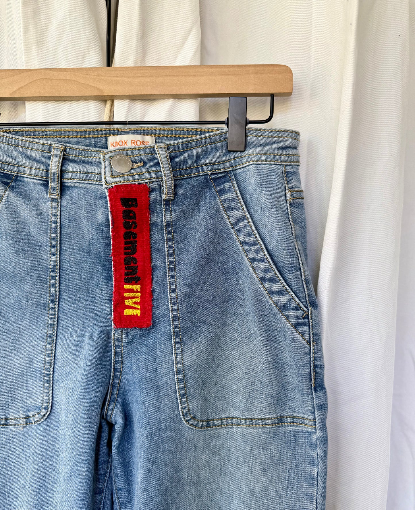 Size 6 - Kansas City Chiefs Upcycled Denim