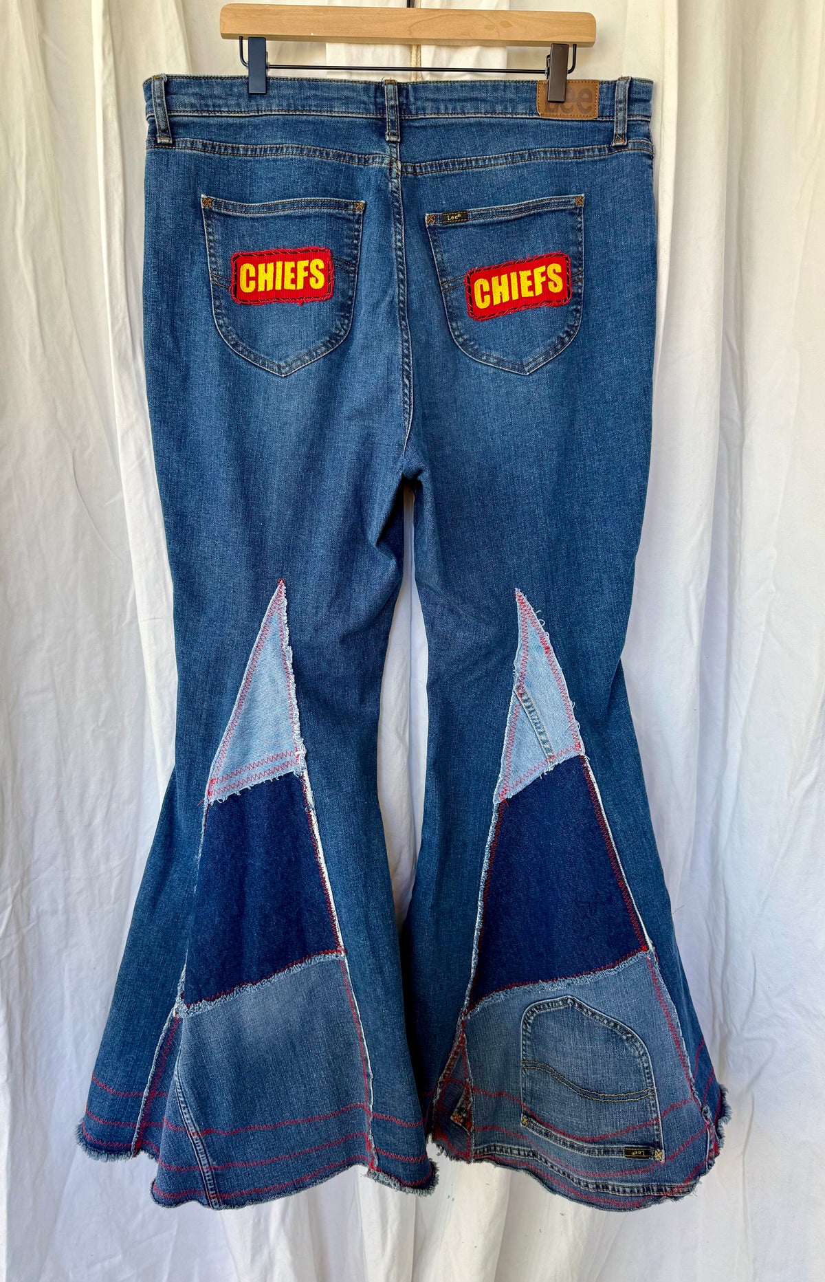Size 18 - Kansas City Chiefs Upcycled Denim