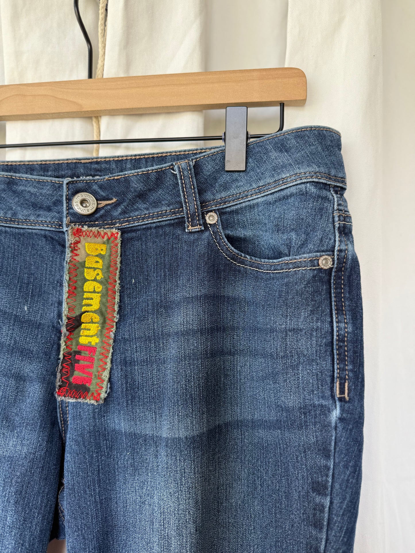 Size 12 - Kansas City Chiefs Upcycled Denim