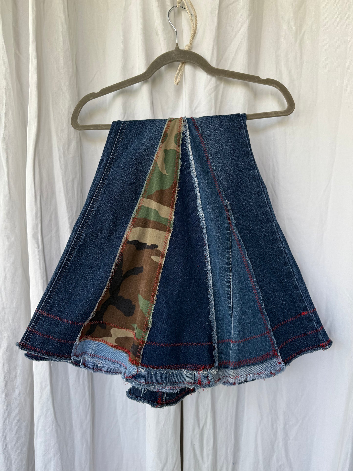 Size 12 - Kansas City Chiefs Upcycled Denim