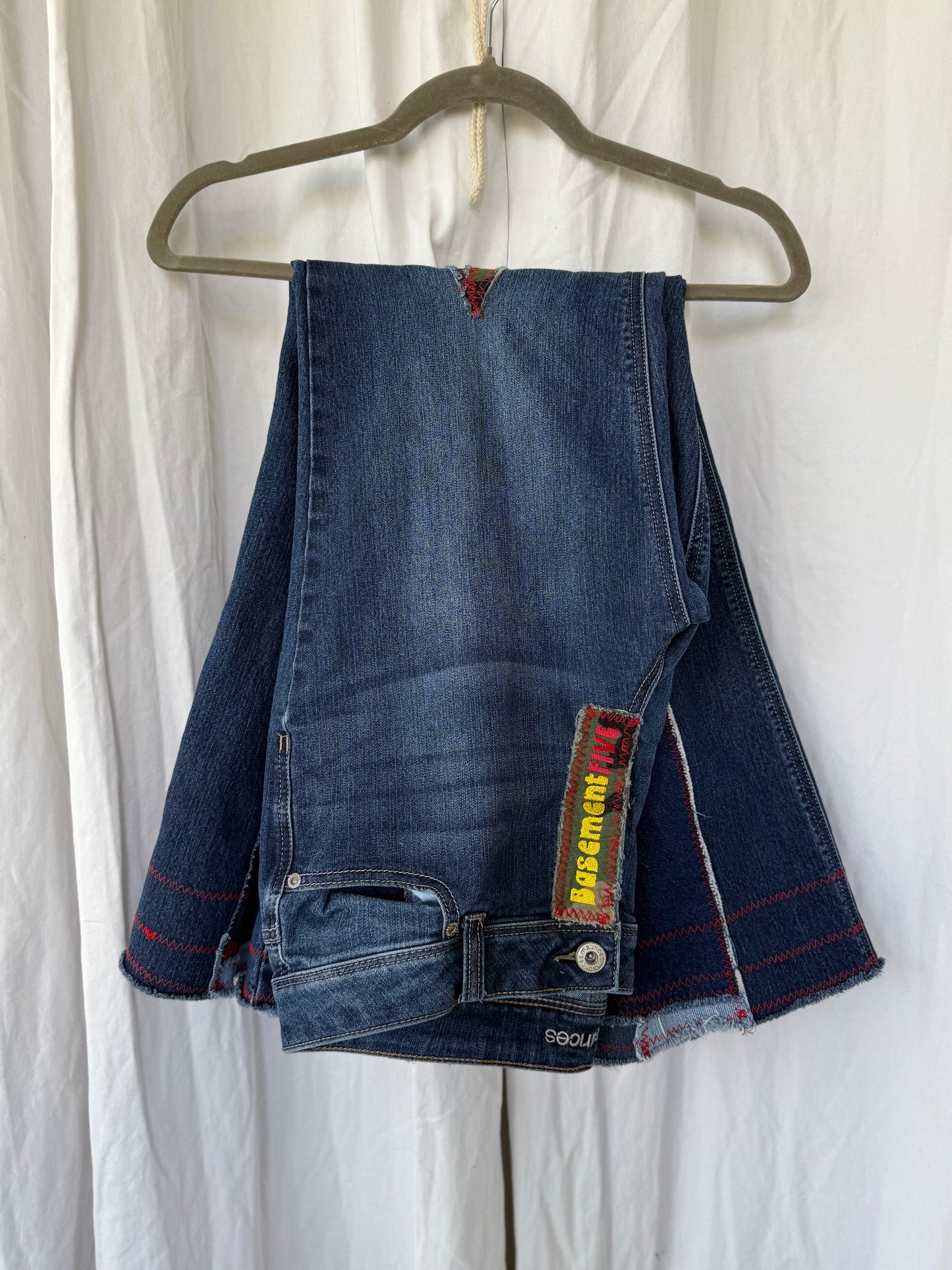 Size 12 - Kansas City Chiefs Upcycled Denim