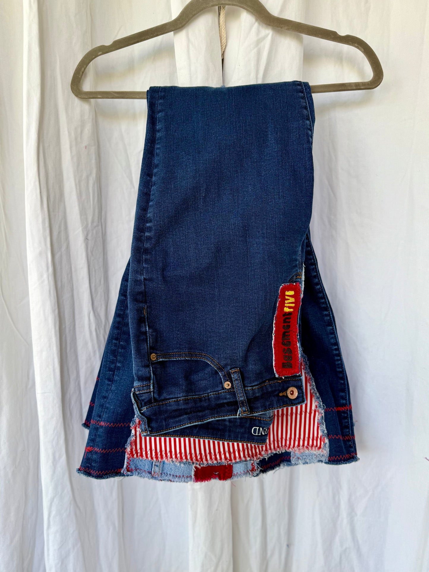 Size 14 - Kansas City Chiefs Upcycled Denim