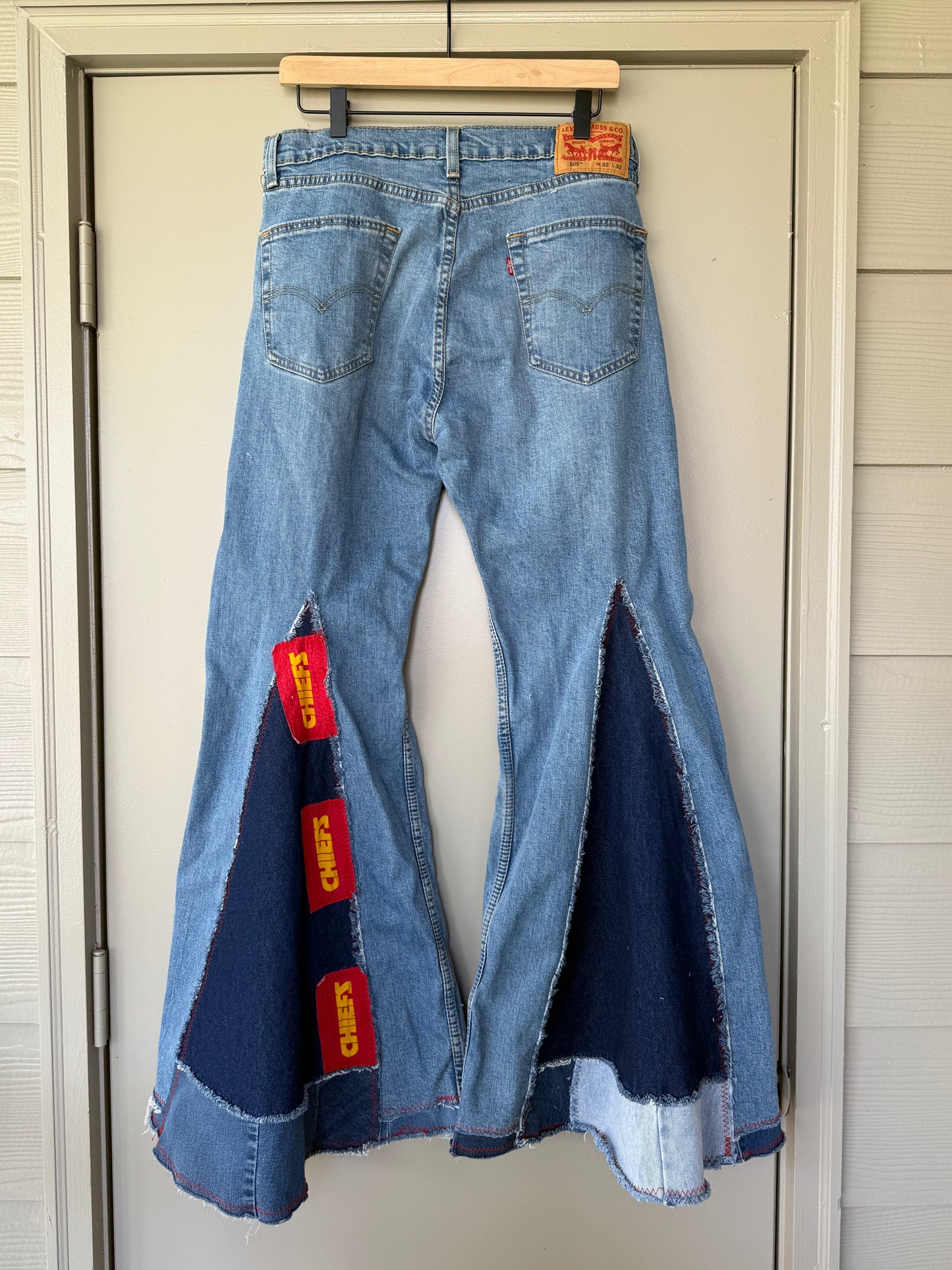 Size 32x32 - Kansas City Chiefs Upcycled Denim