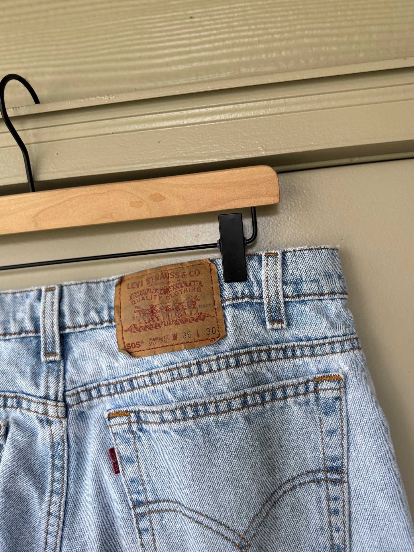 Size 36x30 - Kansas City Chiefs Upcycled Denim